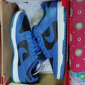 ECU Nike Dunk Low Retros Hyper Cobalt Size 9.5